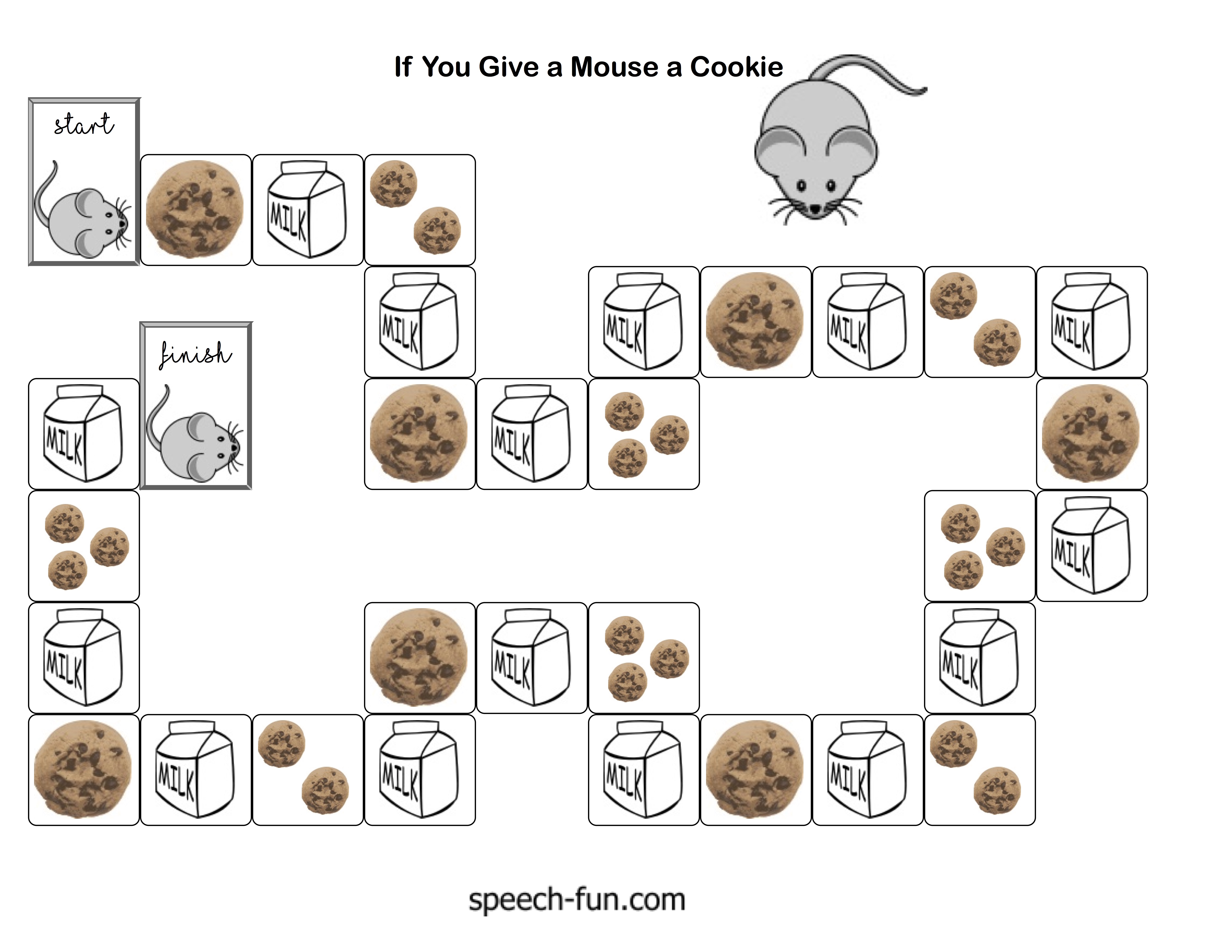 Free Printable If You Give A Mouse A Cookie Printables Printable Word Searches